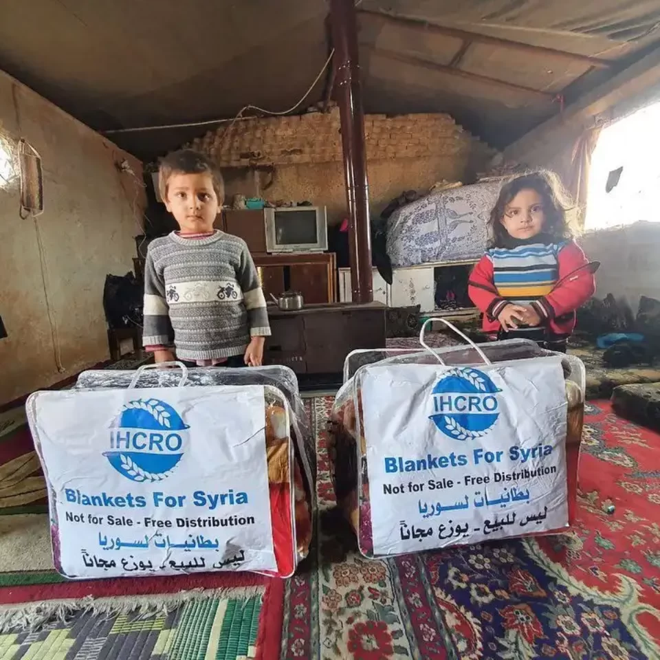 syria blankets distribution
